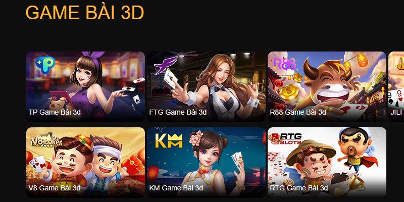 Các sảnh game bài được yêu thích tại nhà cái 77BET 